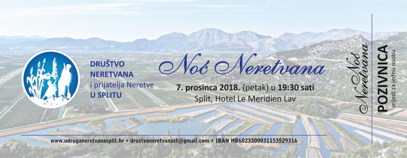 4. Noć Neretvana - pozivnica